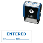 入力署名および日付事業帳簿 セルフインキングスタンプ (インサイチュ)