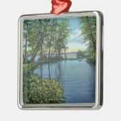 入口の入口の眺め メタルオーナメント (左)