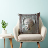 入口の左のドアからのガーゴイルのパネル、1 クッション (椅子)