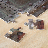 入口の左のドアからのガーゴイルのパネル、1 ジグソーパズル (側面)