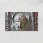 入口の左のドアからのガーゴイルのパネル、1 名刺 (裏面)