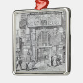 入口を示すエクセターの変更 メタルオーナメント (左)