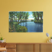 入口側ビュー キャンバスプリント (インサイチュ (リビング))