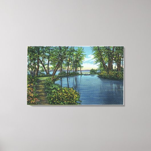 入口側ビュー キャンバスプリント (正面)