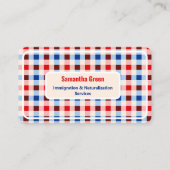 入国市民権 名刺 (正面)