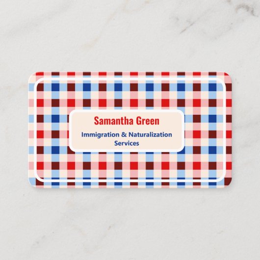 入国市民権 名刺 (正面)