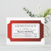 入場チケットパーティー 招待状 (スタンド正面)