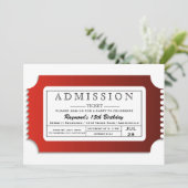 入場チケットパーティー 招待状 (スタンド正面)