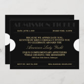 入場料チケット5 x 7招待状 招待状 (正面/裏面)