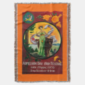 入場日広告、州のフェスティバル スローブランケット (正面縦)