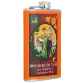 入場日広告、州のフェスティバル フラスク (右)