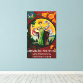 入場日広告、州フェスティバル2 キャンバスプリント (インサイチュ (ウッドフロア))