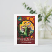 入場日広告、州フェスティバル ポストカード (スタンド正面)