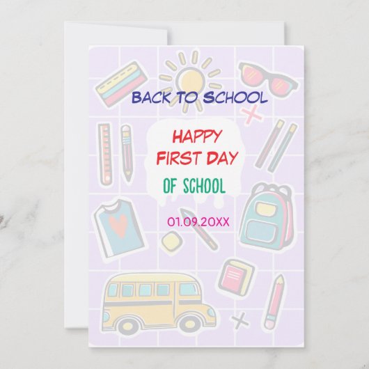 入学おめでとうございます!ようこそ! セーブザデート (裏面)