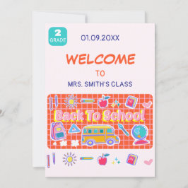 入学おめでとう！先生からのメッセージです 招待状