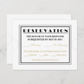 入学チケットの回答発表 招待状 (正面/裏面)