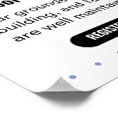 入学チラシ，学校プロモーションチラシ ポスター (角)