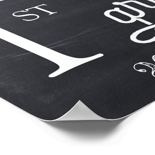 入学初日の看板 ポスター (角)