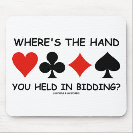 入札に付けた手はどこか マウスパッド