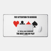 入札に注意して行を決定す最高のる デスクマット (キーボード&マウス)