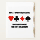 入札に注意して行を決定す最高のる プランナー手帳 (裏面)