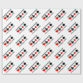 入札の証拠は手の遊ぶことにあります ラッピングペーパー (フラット)