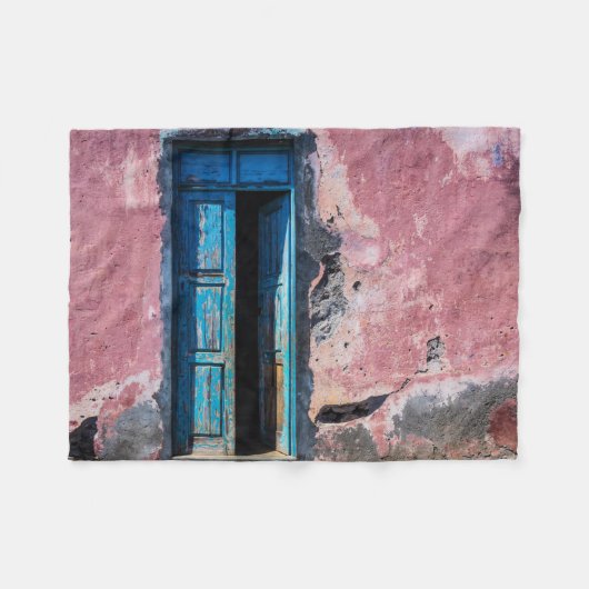 入来る フリースブランケット (正面(横))