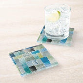 入植地のファーストハウス – Paul Klee - ガラスコースター (アングル)