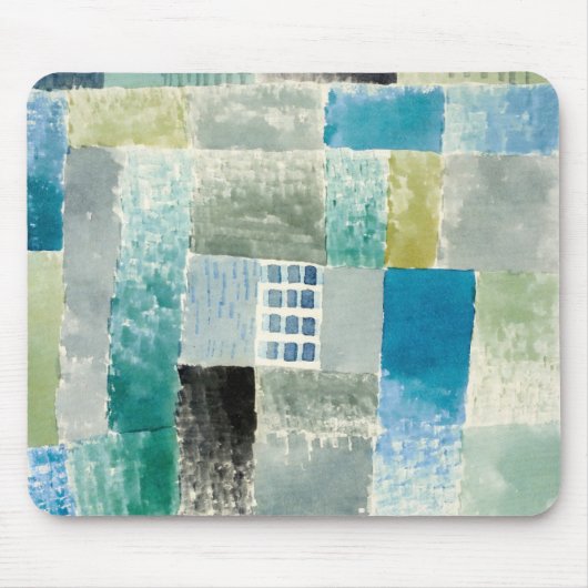 入植地の最初の家（1926年） by paul klee マウスパッド (正面)