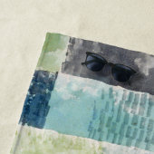 入植地の最初の家 – Paul Klee -抽象芸術 ビーチタオル (インサイチュ)