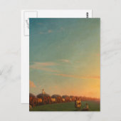 入植者との広範な風景 ポストカード (正面/裏面)