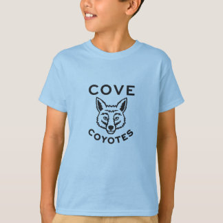 入江の学校の子供の青 Tシャツ