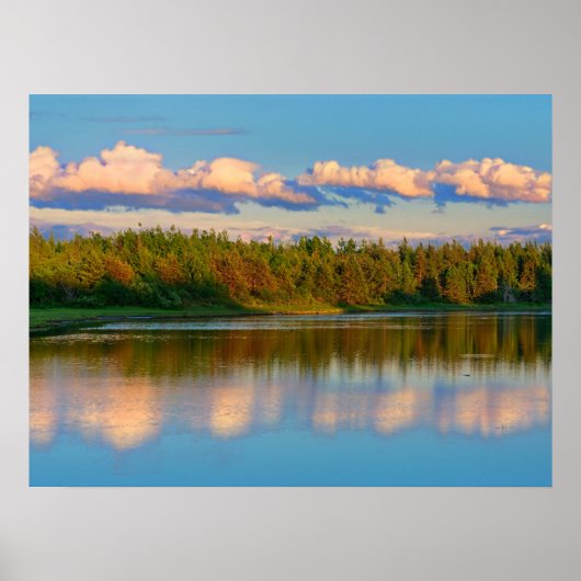 入江(日没) | New Brunswick,カナダ ポスター (正面)