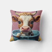 入浴する動物おもしろい クッション (裏面)