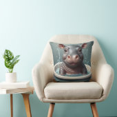 入浴する動物おもしろい クッション (椅子)