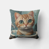 入浴する動物おもしろい クッション (裏面)