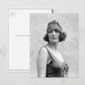 入浴の美人、1922年 ポストカード (正面/裏面)