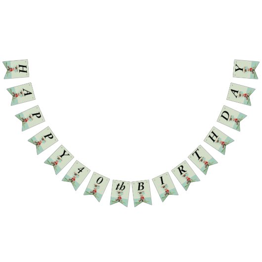 入浴ビクトリアン美しいパラソル泳ぐ人ブルー バンティングフラッグ (全)