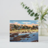 入浴ビーチコテージ、ケネバンクビーチ、メイン ポストカード (スタンド正面)