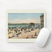 入浴ビーチ、サンタクルスCAヴィンテージスタイル マウスパッド (マウス)