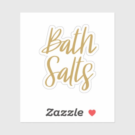 入浴塩類保管シール シール (シート)