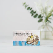 入浴塩類及びスパマッサージ油 名刺 (スタンド正面)