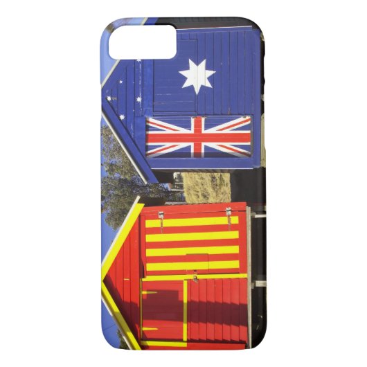 入浴室ボックス、ミドルブライトンビーチ、ポート2 Case-Mate iPhoneケース (裏面)