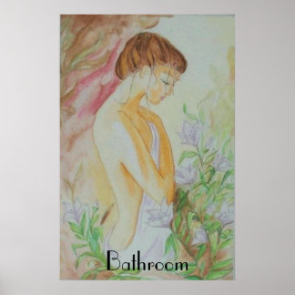 入浴後のポスター ポスター
