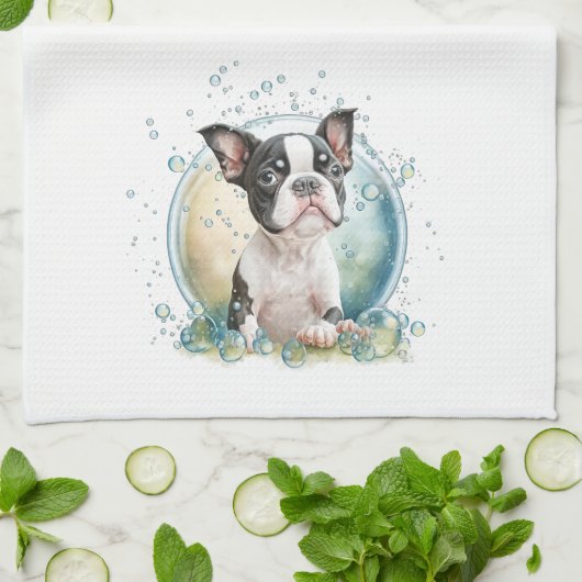 入浴時間 キッチンタオル (折り畳み)