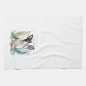 入浴時間 キッチンタオル (横)