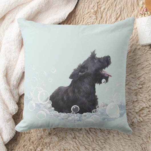 入浴時間 クッション (ブランケット)