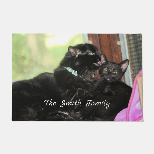 入浴時間 ドアマット (正面)