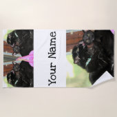 入浴時間 ビーチタオル (正面)