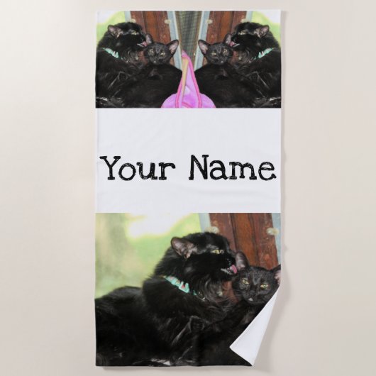 入浴時間 ビーチタオル (正面)